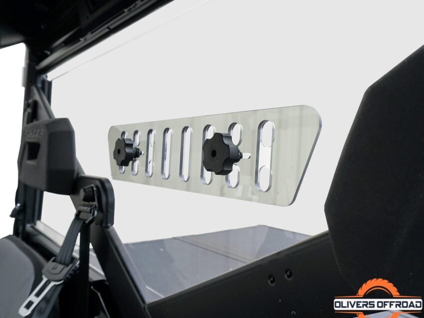 Polaris Ranger XP 1000 Vented Hard Coated Rear Windshield | UTV ACCESSORIES - Free shipping