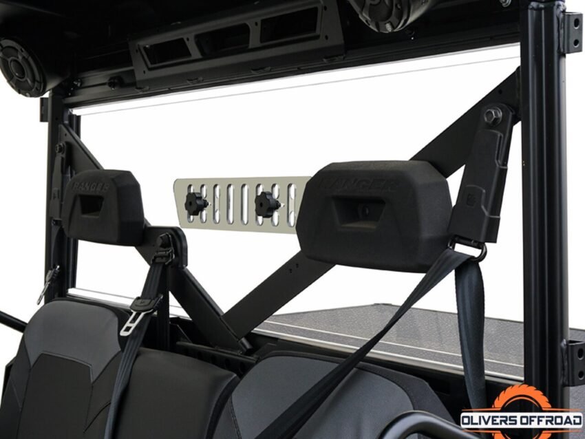 Polaris Ranger XP 1000 Vented Hard Coated Rear Windshield | UTV ACCESSORIES - Free shipping