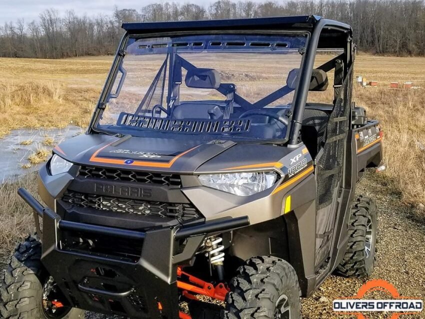 Spike Polaris Ranger XP 1000 Scratch Resistant Multi-Vent Windshield | UTV ACCESSORIES - Free shipping