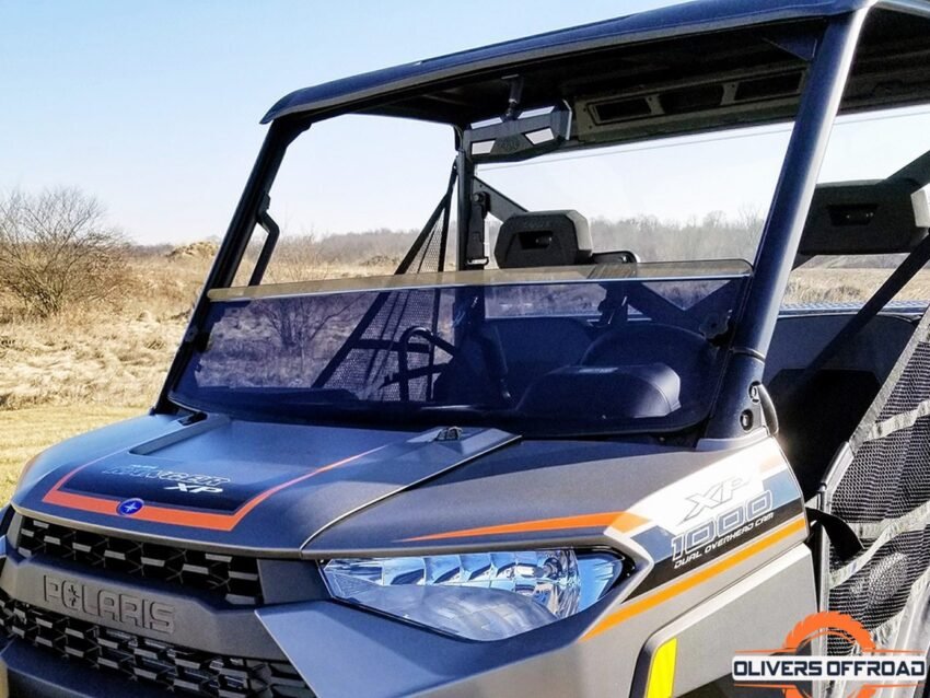 Polaris Ranger XP 900 Spike Half Windshield - Tinted | UTV ACCESSORIES - Free shipping