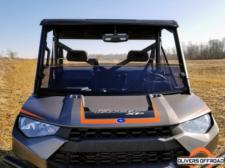 Polaris Ranger XP 900 Spike Half Windshield - Tinted | UTV ACCESSORIES - Free shipping
