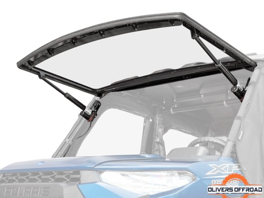 Polaris Ranger XP 1000 Powered Flip Windshield | UTV Accessories - Free shipping