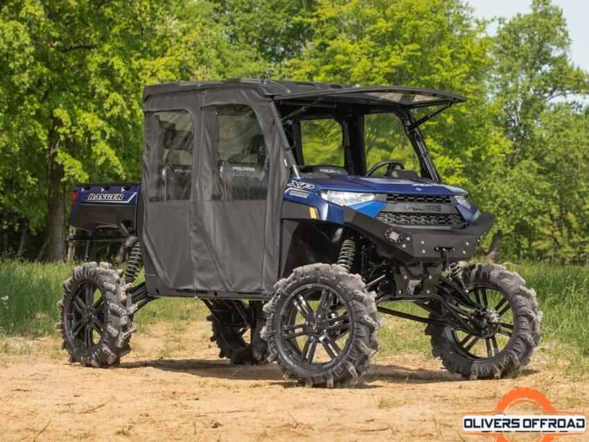 Polaris Ranger XP 1000 Powered Flip Windshield | UTV Accessories - Free shipping