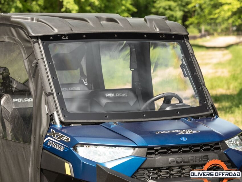 Polaris Ranger XP 1000 Powered Flip Windshield | UTV Accessories - Free shipping