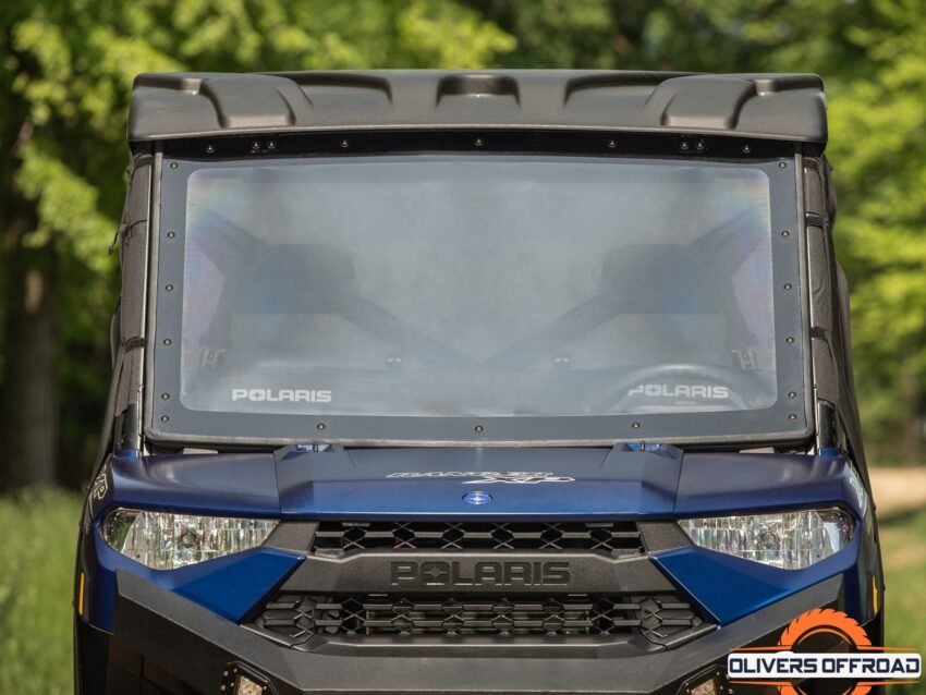 Polaris Ranger XP 1000 Powered Flip Windshield | UTV Accessories - Free shipping
