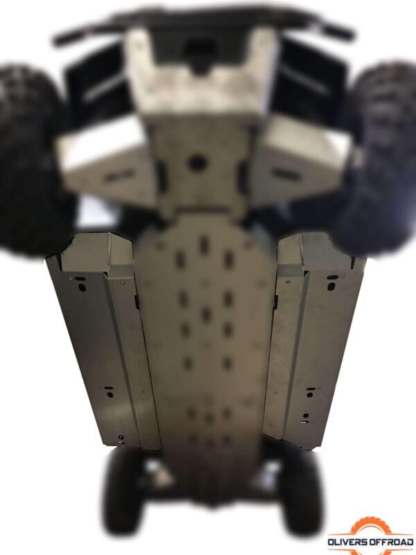 Polaris Ranger Crew 570-4 Ricochet 2-Piece Rock Slider & Floorboard Skid Plate Set | Ricochet Skid Plates - Free Shipping
