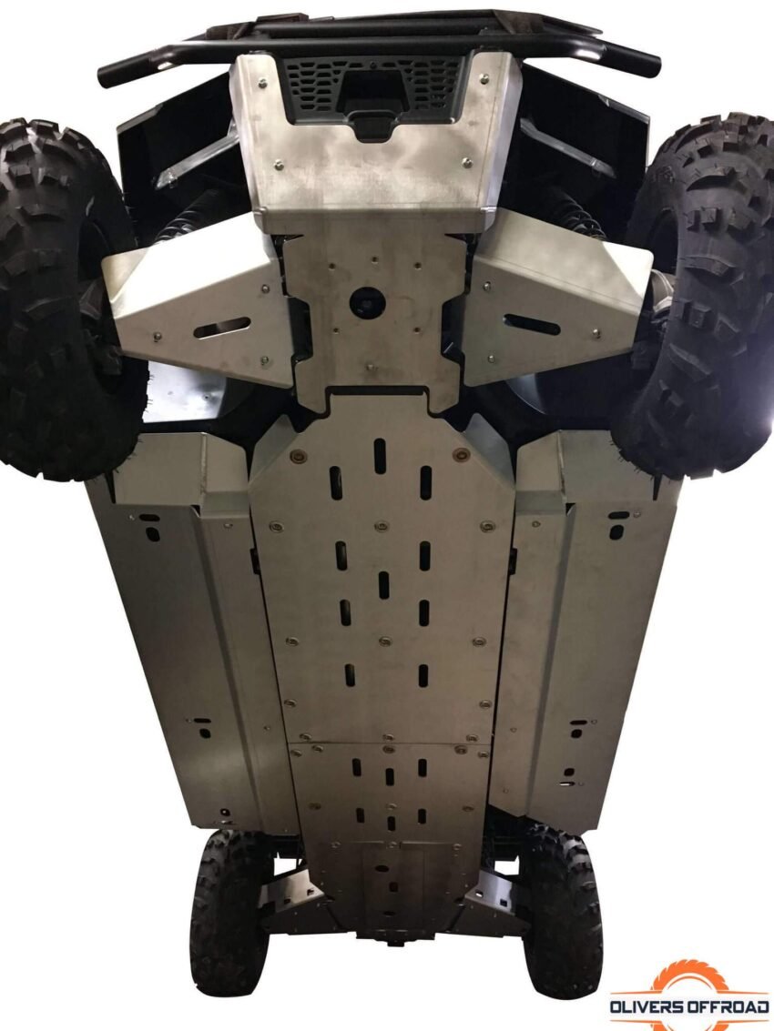 Polaris Ranger Crew 570-4 Ricochet 10-Piece Complete Aluminum Skid Plate Set | Ricochet Skid Plates - Free Shipping