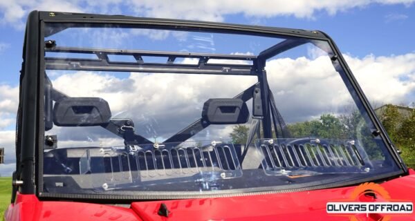 Polaris Ranger 1000 Crew Aero-Vent Lexan Windshield | UTV ACCESSORIES - Free shipping