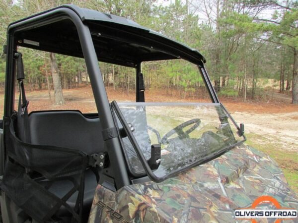 Seizmik Polaris Ranger Mid Size 570 Crew Versa Fold Windshield - Reg Poly | ATV ACCESSORIES - Free Shipping