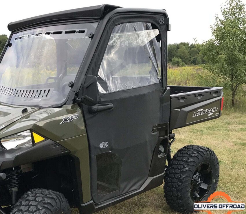 Spike Full Framed Hinged Polaris Ranger Doors - 2016 Ranger XP 570 | UTV ACCESSORIES - Free shipping