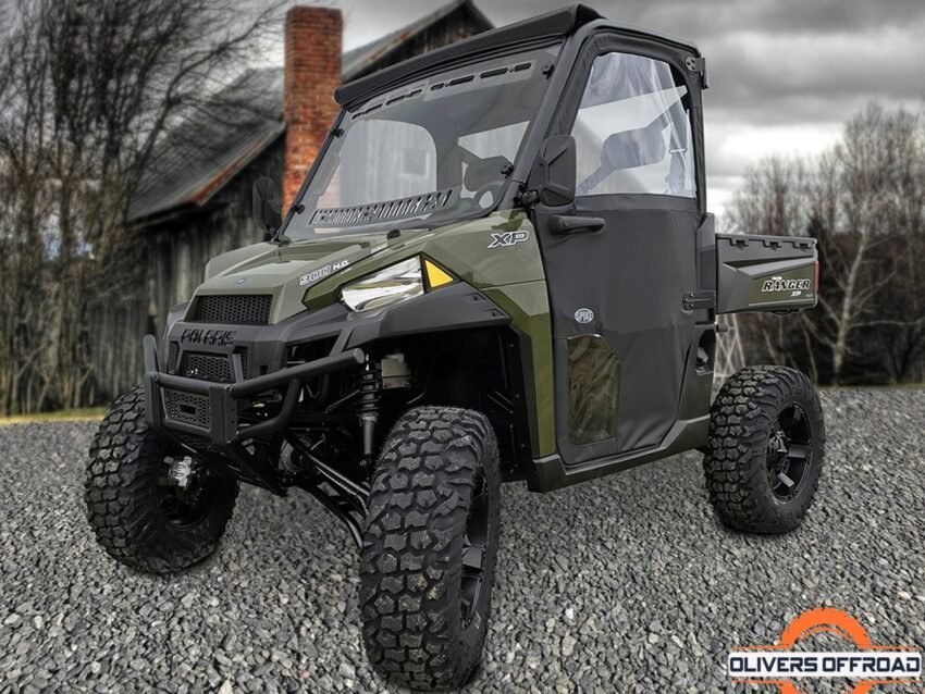 Spike Full Framed Hinged Polaris Ranger Doors - 2016 Ranger XP 570 | UTV ACCESSORIES - Free shipping