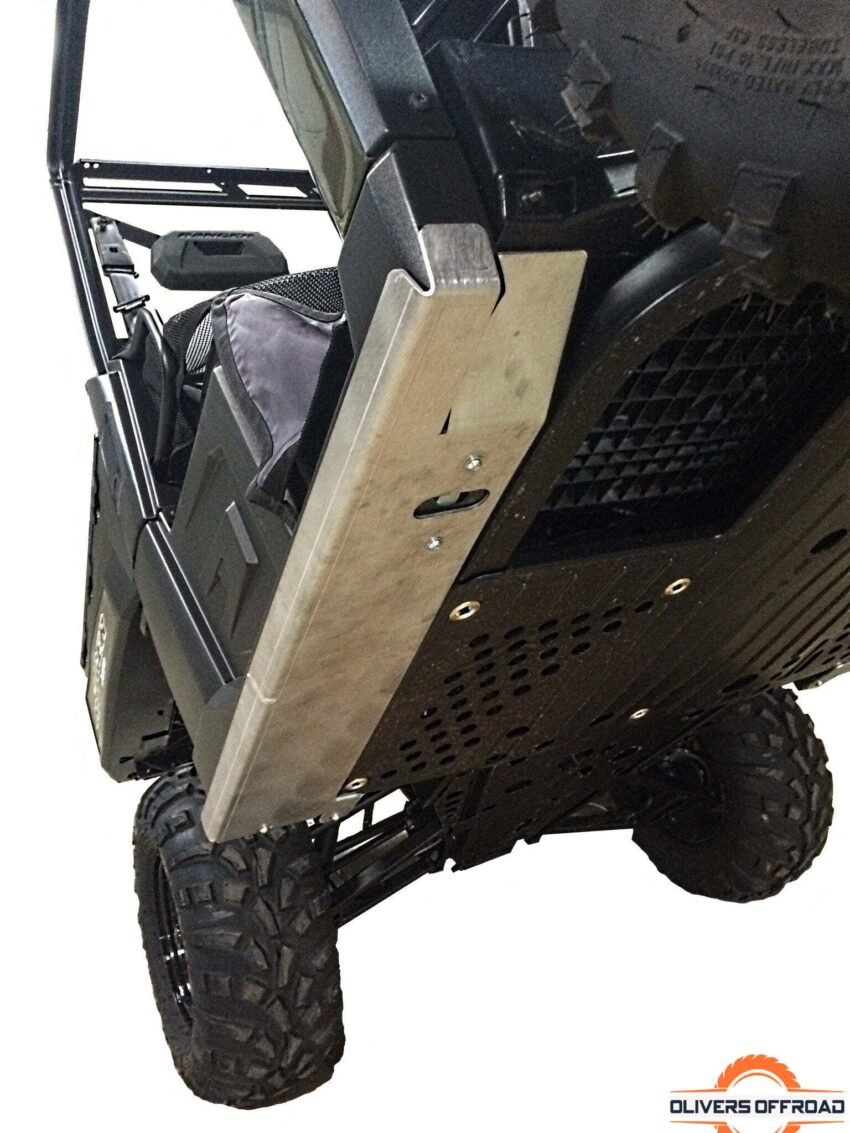 Polaris Ranger Diesel Ricochet 2-Piece Aluminum Rock Slider Skid Plates | Ricochet Skid Plates - Free Shipping