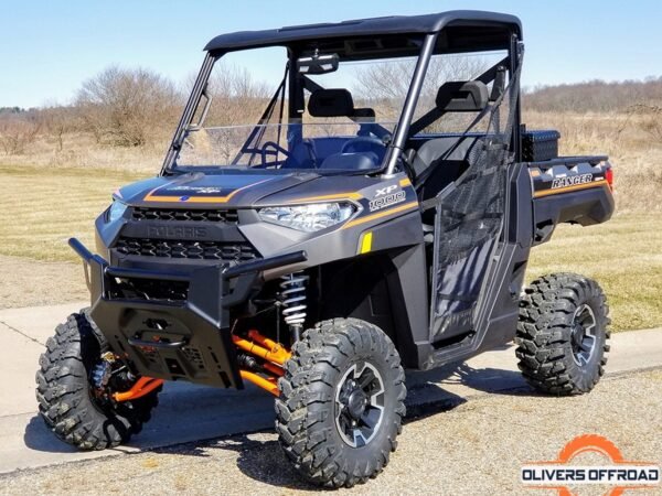 Polaris Ranger 1000 Crew Spike Front Half Windshield - Hard Coat | UTV ACCESSORIES - Free shipping