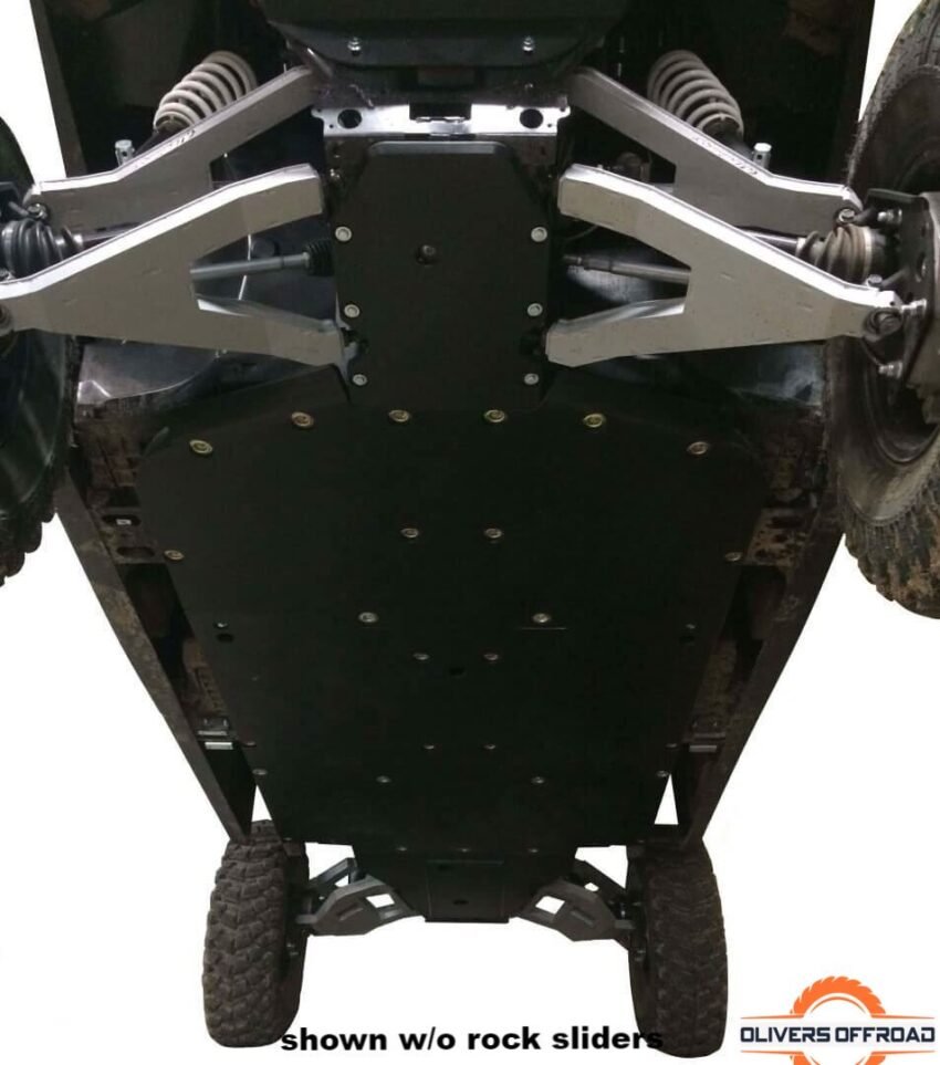 Polaris Ranger Crew XP 1000 Ricochet 5-Piece Full Frame Skid Plate Set | Ricochet Skid Plates - Free Shipping