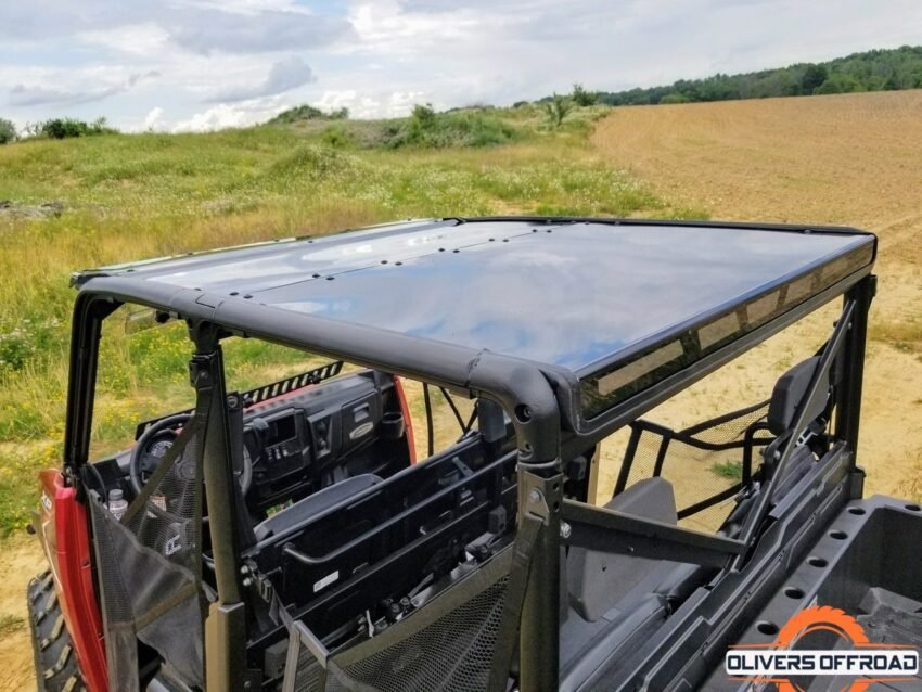 Polaris Ranger XP 1000 Crew 2-piece Tinted Polycarbonate Roof | UTV ACCESSORIES - Free shipping