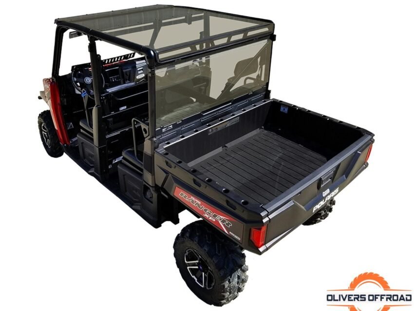 Polaris Ranger XP 1000 Crew 2-piece Tinted Polycarbonate Roof | UTV ACCESSORIES - Free shipping