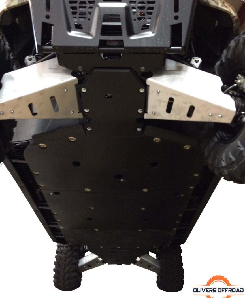 Polaris Ranger Crew XP 1000 Ricochet 5-Piece Full Frame Skid Plate Set | Ricochet Skid Plates - Free Shipping