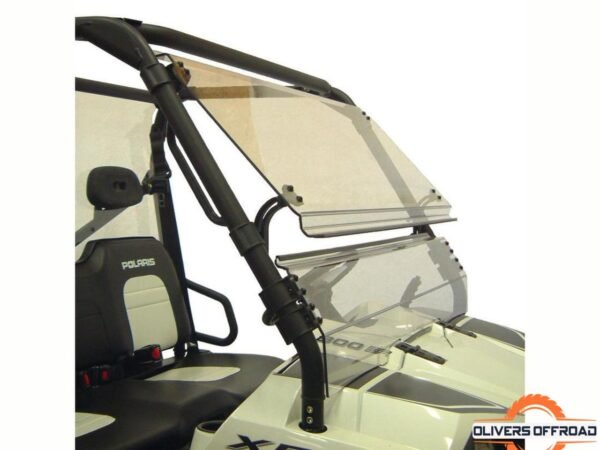 2010-2014 Polaris Ranger 800 Crew Tilting Scratch Resistant Windshield | UTV ACCESSORIES - Free shipping