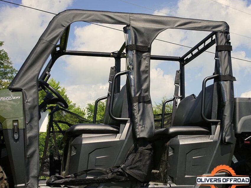Polaris Ranger Mid Size 570 Crew Soft Door Rear Window Combo | UTV ACCESSORIES - Free Shipping