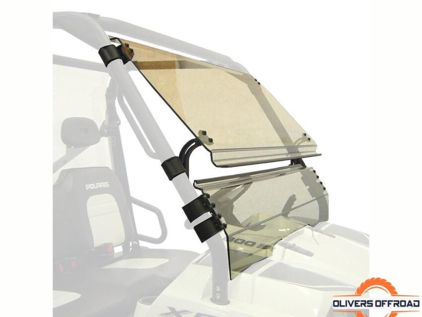 2010-2014 Polaris Ranger 800 Crew Tilting Scratch Resistant Windshield | UTV ACCESSORIES - Free shipping