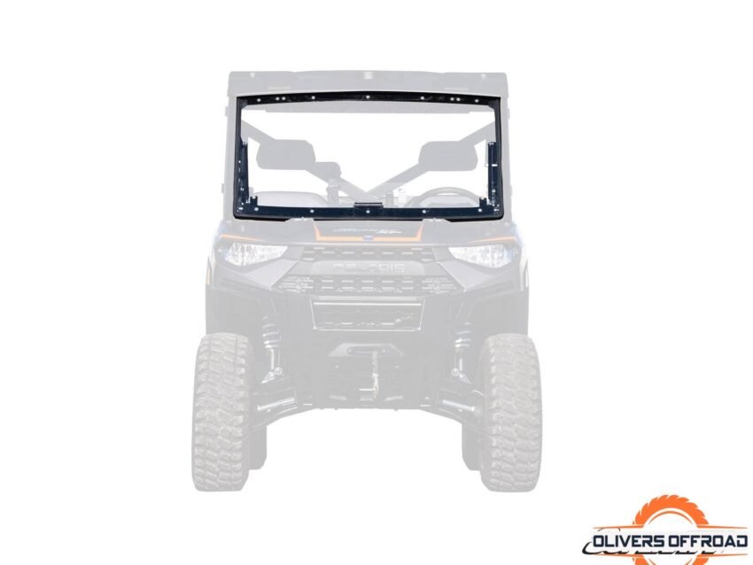 Polaris Ranger XP Kinetic Scratch-Resistant Flip Windshield | UTV Accessories - Free shipping