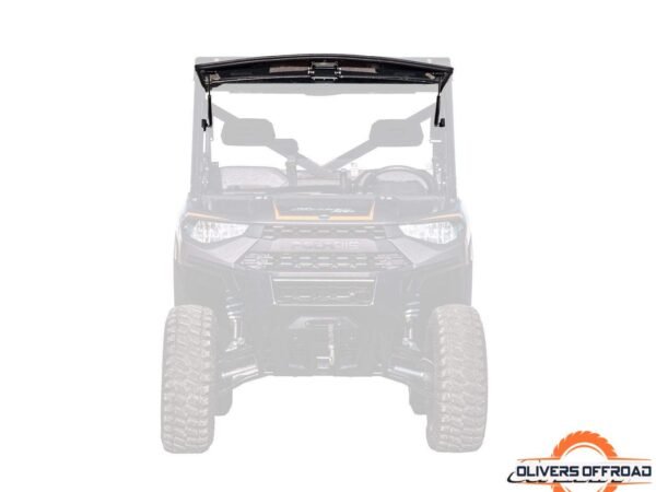 2019-2020 Polaris Ranger XP 1000 Crew Scratch Resistant Flip Windshield | SUPER ATV WINDSHIELDS - Free Shipping