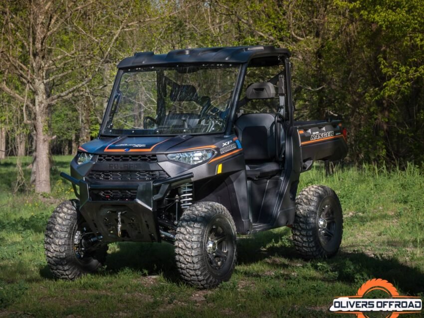 Polaris Ranger XP Kinetic Scratch-Resistant Flip Windshield | UTV Accessories - Free shipping