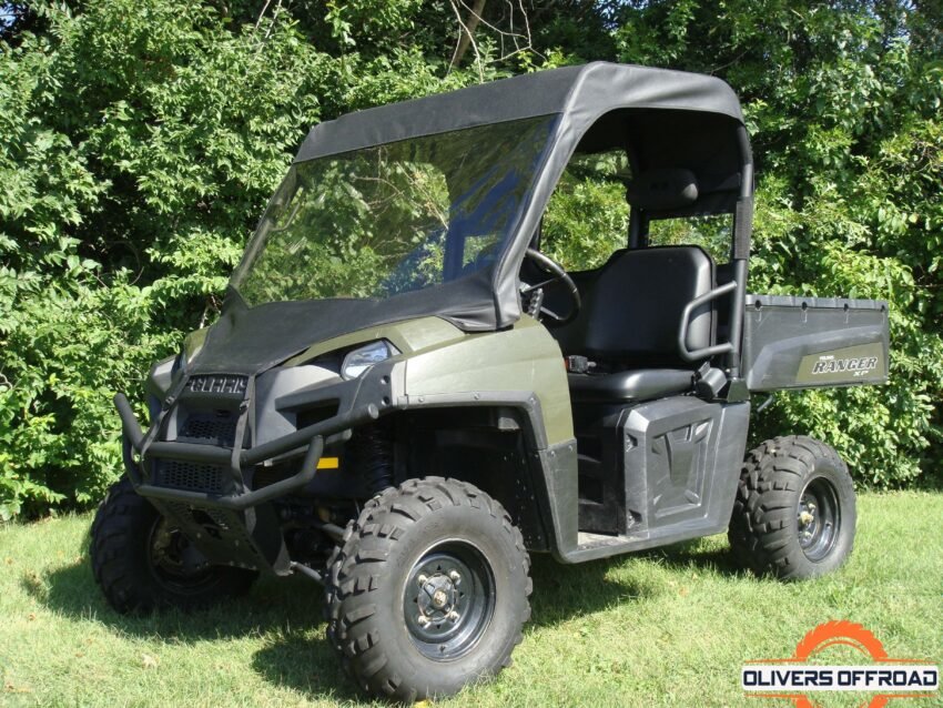 Polaris Full-Size Ranger 2-Seater 500/700/800 - Vinyl Windshield/Top/Rear Combo - Image 4