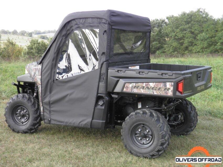 Polaris Ranger XP Kinetic Full Cab Enclosure for Hard Windshield | UTV Accessories - Free shipping