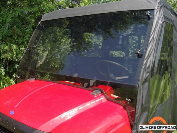 Polaris Ranger 700 Crew Two Piece Windshield | UTV Accessories - Free shipping
