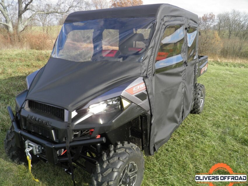 Polaris Ranger Crew 900 - Full Cab Enclosure with Vinyl Windshield - Image 5