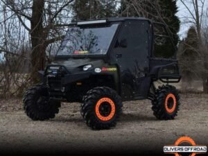Polaris Ranger Full Size 570 Cab Enclosure Doors (Round Bars) 2016-2021 | Free shipping