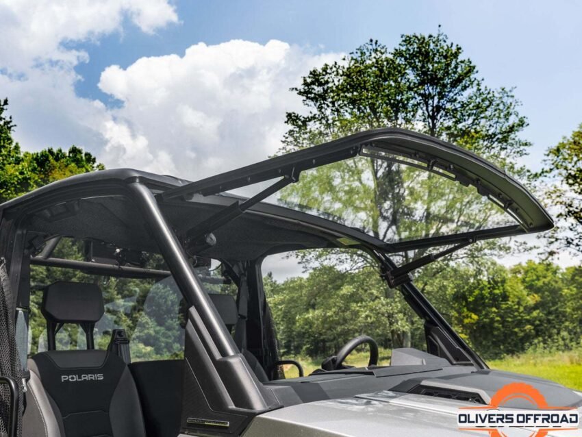 Polaris Ranger XD 1500 MaxDrive Power Flip Windshield | UTV Accessories - Free shipping