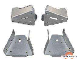 Polaris Ranger Crew 800 Ricochet 4-Piece A-Arm & CV Boot Guard Set | Ricochet Skid Plates - Free Shipping