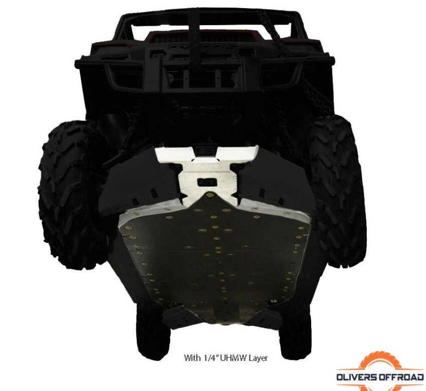 Polaris Ranger Crew XP 1000 Ricochet 5-Piece Full Frame Skid Plate Set | Ricochet Skid Plates - Free Shipping