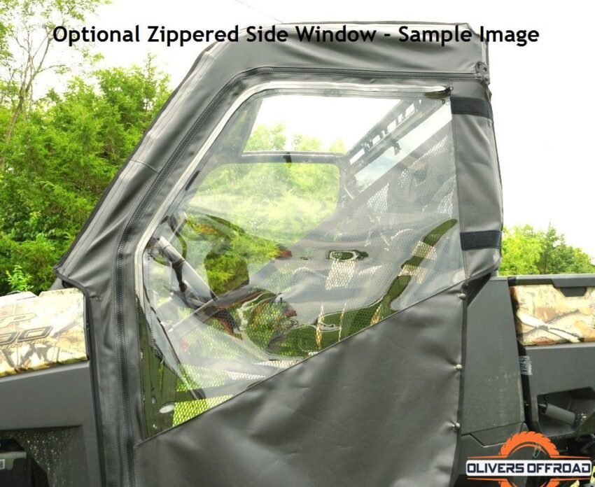 2017-2018 Polaris Ranger Full Size XP 1000 Crew Full Soft Door Kit | UTV ACCESSORIES - Free Shipping