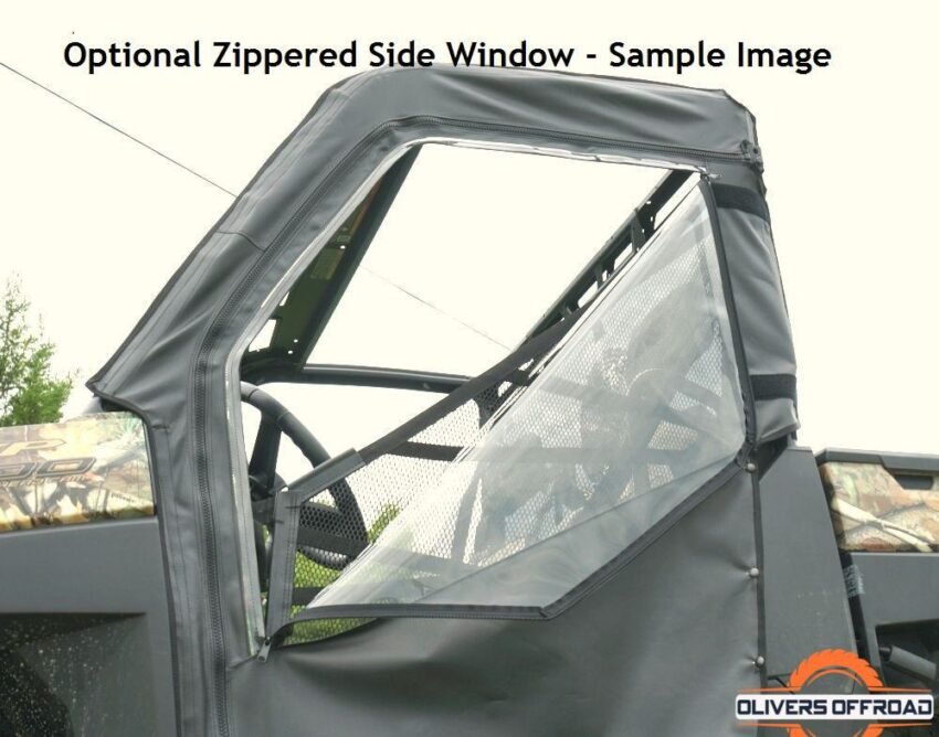 2017-2018 Polaris Ranger Full Size XP 1000 Crew Full Soft Door Kit | UTV ACCESSORIES - Free Shipping