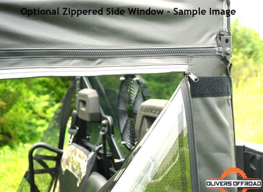 2017-2018 Polaris Ranger Full Size XP 1000 Crew Full Soft Door Kit | UTV ACCESSORIES - Free Shipping