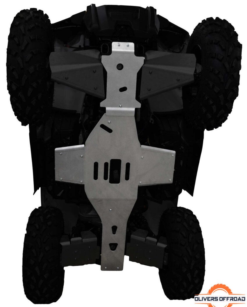Polaris Sportsman 570 Ricochet 2-Piece Full Frame Skid Plate Set - Image 2